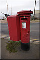 George VI post box, Wickham Road, Grimsby Docks