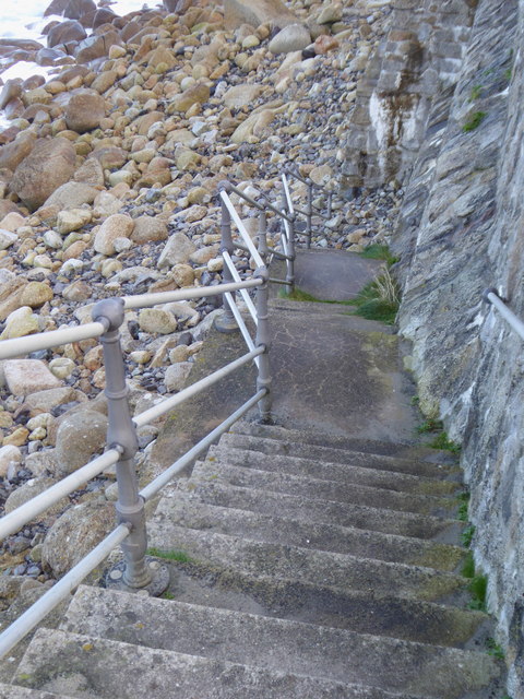 Steps leading down to the beach