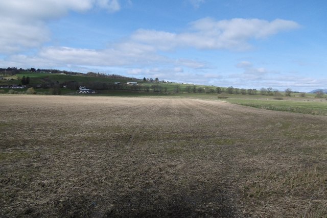 Stubble between Muir of Ord and Beauly