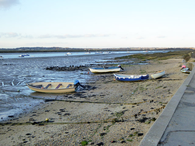 View up Strood Channel, West Mersea