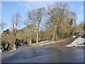 Road junction at Upper Wyche