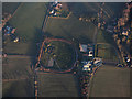 Stables near Cleddans from the air