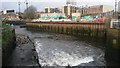 Weir in the River Wandle