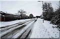 Snow in Resolution Way, Stourport-on-Severn