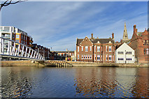 TL0449 : North bank of Great Ouse, Bedford by Robin Webster