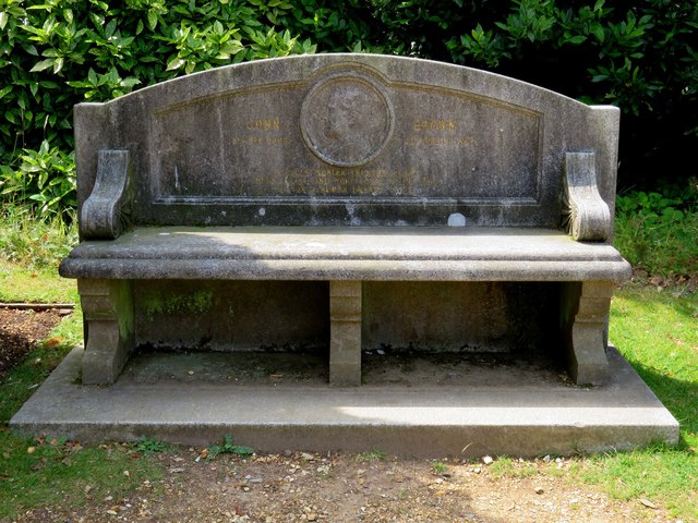 The John Brown Memorial Bench by Osborne House