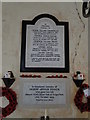 TG3329 : War Memorials in Crostwight church by Adrian S Pye
