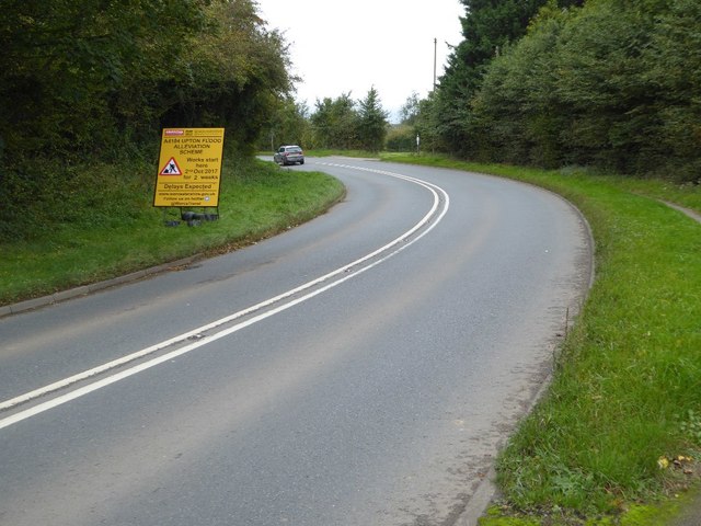 The A4104 near Upton-upon-Severn