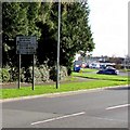 Croesyceiliog direction sign, St David