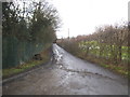 Track at the end of Oakridge Lane, Radlett