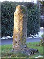 SO8637 : Remains of a cross in Uckinghall by Philip Halling