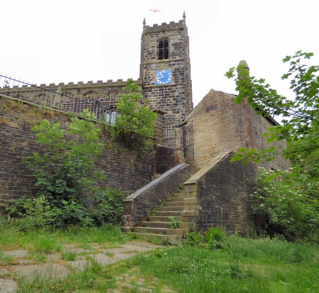 Steps to Mottram Church © Gerald England cc-by-sa/2.0 :: Geograph ...