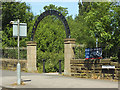 Entrance to the Calder Valley Greenway on Church Lane