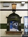 Hampstead tube station - (former) ticket office (detail)