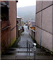 Steps down from Dumfries Street, Treherbert