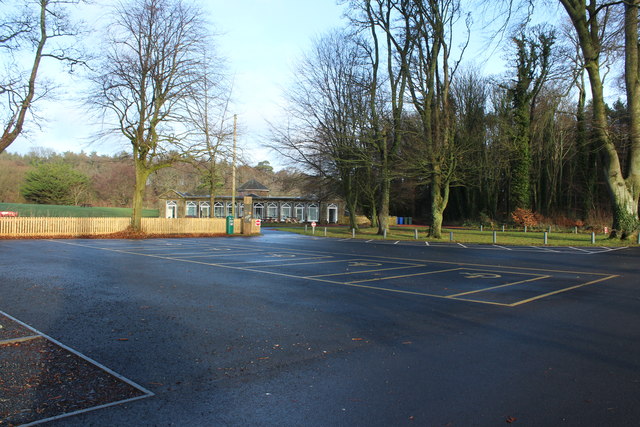 Car Park at the Swan Pond, Culzean