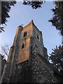 Ewell: the tower of the ruined church