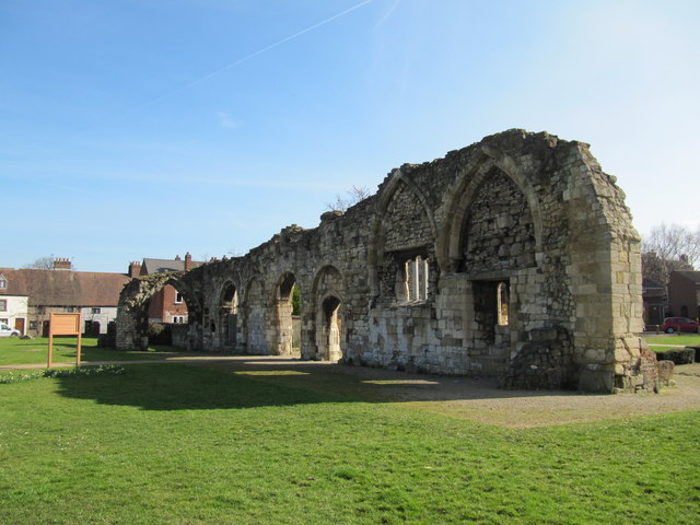 Remains of St Oswald's Anglo Saxon Minster and Medieval Priory
