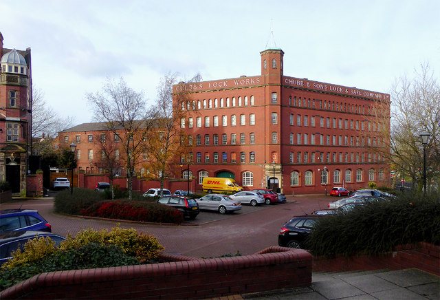 The Chubb building in Wolverhampton