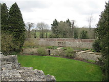 SU8347 : The Outer Wall of Farnham Castle by David Tyers