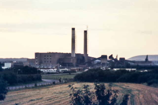East Yelland Power Station 1973/74 - (Photographed from an old 35mm slide)