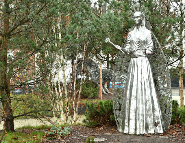The White Witch sculpture, CS Lewis Square, Belfast - December 2017(1)