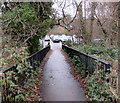 Footpath to Lisvane & Thornhill railway station car park, Cardiff