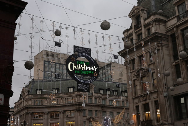 Christmas lights, Oxford Street