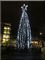 NZ2464 : Christmas tree, Newcastle Civic Centre by Graham Robson