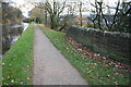 Parapet of bridge beside Leeds & Liverpool Canal