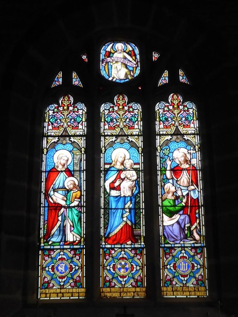 Stained glass window, Berrow church © Philip Halling cc-by-sa/2.0 ...