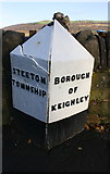 SE0443 : Boundary marker, Skipton Road by Roger Templeman