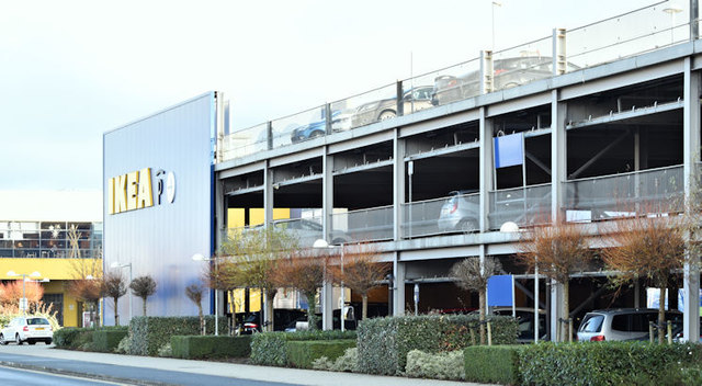 IKEA car park, Belfast (December 2017)