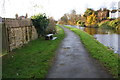 Towpath beside Leeds & Liverpool Canal behind Grange Crescent