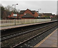 Houses behind Lisvane & Thornhill railway station, Cardiff