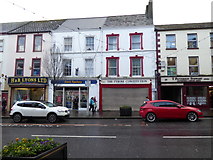 H4572 : Buildings along High Street, Omagh by Kenneth  Allen