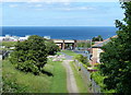 Swine Lodge Bank path at Seaham