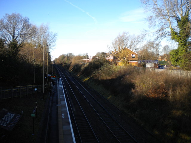Down platform, Bilbrook station