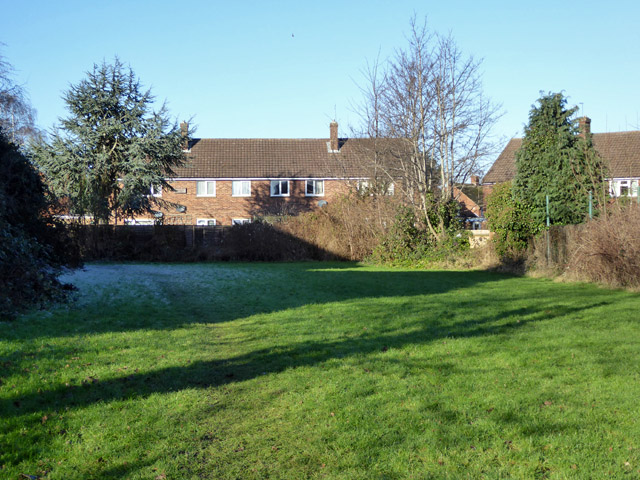 Small grass area and footpath, Aylesbury