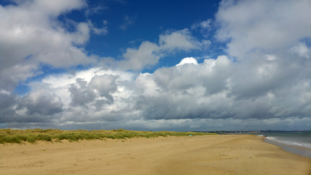 View North East Along The Beach Near © Phil Champion :: Geograph 