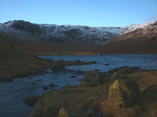 The outflow of Easedale Tarn
