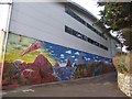 SY0080 : Dinosaur mural, Madeira Walk, Exmouth by David Smith