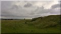 ST9603 : Outer bank and ditch at Badbury Rings hill fort, Dorset by Phil Champion