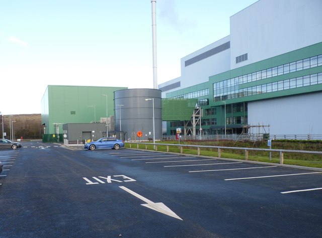 Incinerator Plant, Oak Drive, Hartlebury... © Jeff Gogarty cc-by-sa/2.0 ...