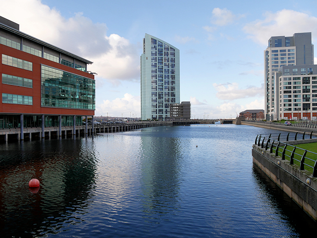 Princes Dock and Alexandra Tower, Liverpool