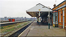 SJ9698 : Stalybridge station, 1997 by Ben Brooksbank
