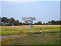 Signpost at a rural crossroads