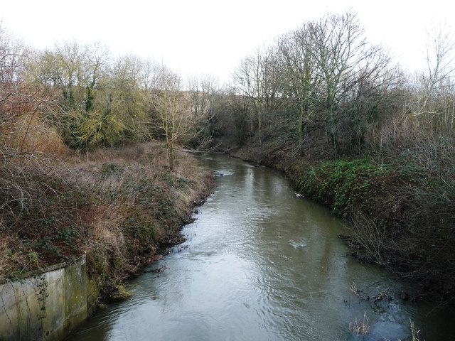 River Dearne, downstream from Smithy... © Christine Johnstone cc-by-sa ...