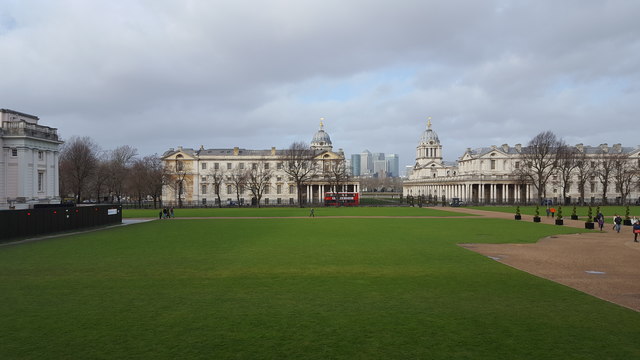Looking towards Canary Wharf from Greenwich