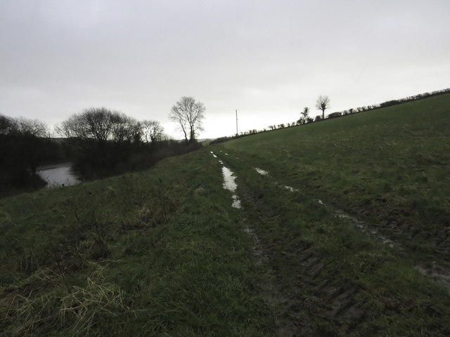 Bridleway to Hooke past Park Pond